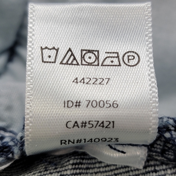 LOFT NEW Women's 12/31 High Rise Modern Skinny Raw Hem Slit Dark Wash Denim Jean - Picture 16 of 16